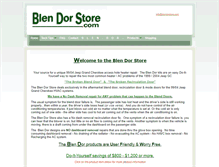 Tablet Screenshot of blendorstore.com